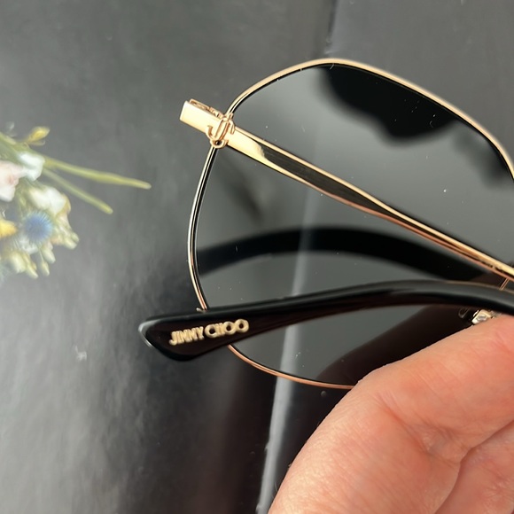 ???Jimmy Choo 58mm geometric sunglasses